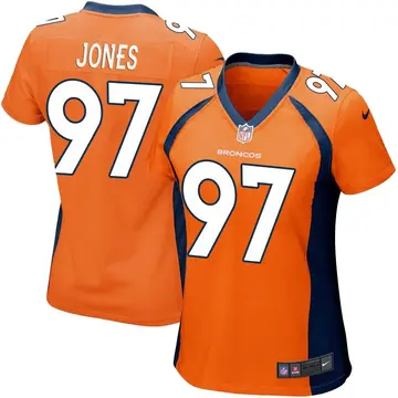Nike D.J. Jones Women's Game Denver Broncos Orange Team Color Jersey