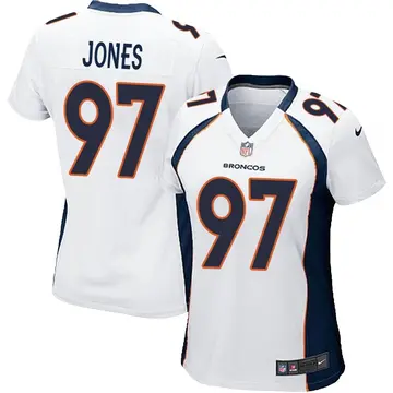 Nike D.J. Jones Women's Game Denver Broncos White Jersey