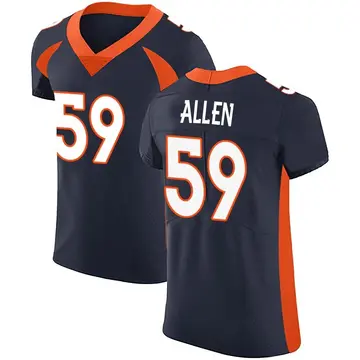 Nike Dakota Allen Men's Elite Denver Broncos Navy Alternate Vapor Untouchable Jersey