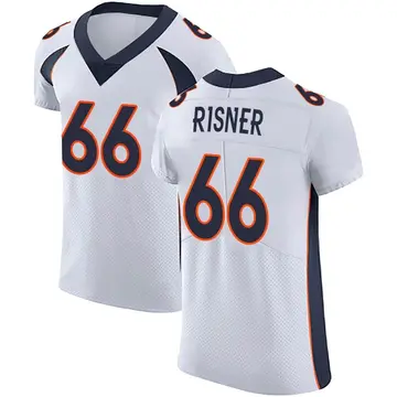 Nike Dalton Risner Men's Elite Denver Broncos White Vapor Untouchable Jersey