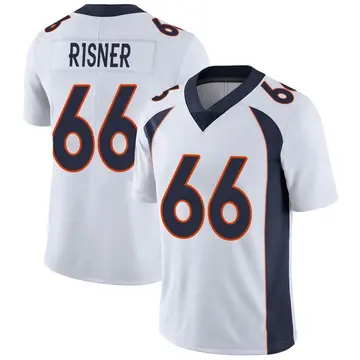 Nike Dalton Risner Men's Limited Denver Broncos White Vapor Untouchable Jersey