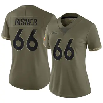 Nike Dalton Risner Women's Limited Denver Broncos Olive 2022 Salute To Service Jersey