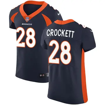 Nike Damarea Crockett Men's Elite Denver Broncos Navy Alternate Vapor Untouchable Jersey