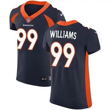 Nike DeShawn Williams Men's Elite Denver Broncos Navy Alternate Vapor Untouchable Jersey