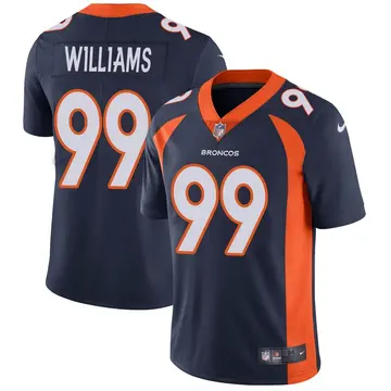 Nike DeShawn Williams Men's Limited Denver Broncos Navy Vapor Untouchable Jersey