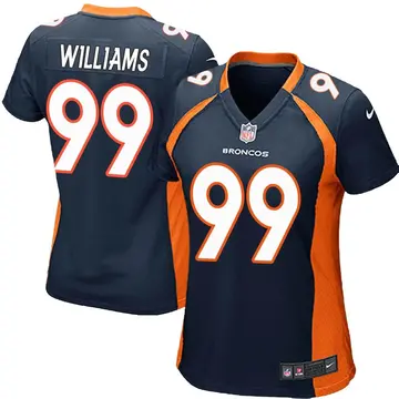 Nike DeShawn Williams Women's Game Denver Broncos Navy Blue Alternate Jersey