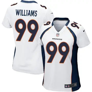 Nike DeShawn Williams Women's Game Denver Broncos White Jersey