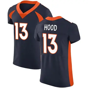 Nike Delonte Hood Men's Elite Denver Broncos Navy Alternate Vapor Untouchable Jersey