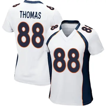 Nike Demaryius Thomas Women's Game Denver Broncos White Jersey