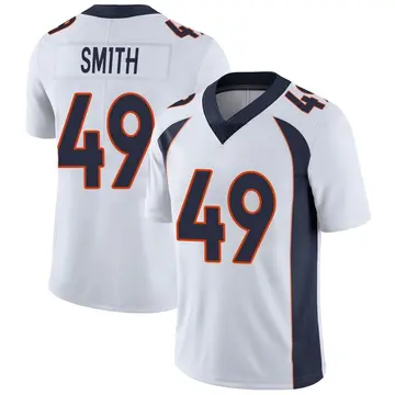 Nike Dennis Smith Men's Limited Denver Broncos White Vapor Untouchable Jersey