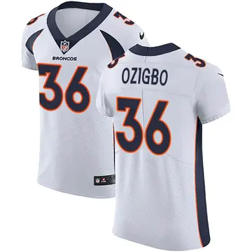 Nike Devine Ozigbo Men's Elite Denver Broncos White Vapor Untouchable Jersey