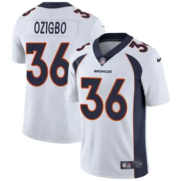 Nike Devine Ozigbo Men's Limited Denver Broncos White Vapor Untouchable Jersey