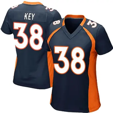 Nike Devon Key Women's Game Denver Broncos Navy Blue Alternate Jersey