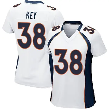 Nike Devon Key Women's Game Denver Broncos White Jersey