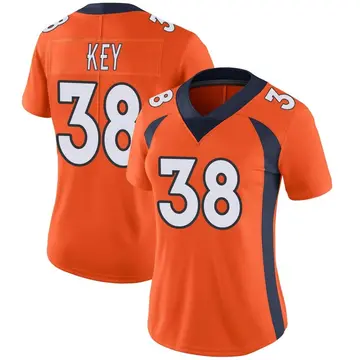 Nike Devon Key Women's Limited Denver Broncos Orange Team Color Vapor Untouchable Jersey