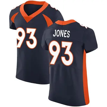 Nike Dre'Mont Jones Men's Elite Denver Broncos Navy Alternate Vapor Untouchable Jersey