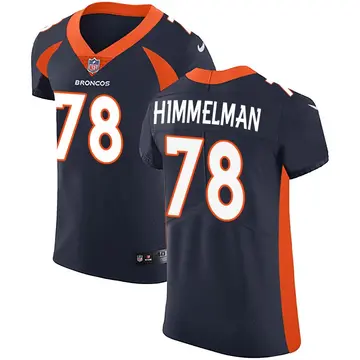 Nike Drew Himmelman Men's Elite Denver Broncos Navy Alternate Vapor Untouchable Jersey