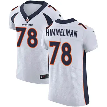 Nike Drew Himmelman Men's Elite Denver Broncos White Vapor Untouchable Jersey