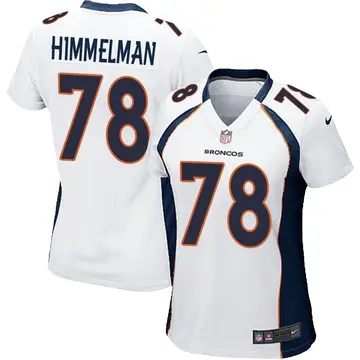 Nike Drew Himmelman Women's Game Denver Broncos White Jersey