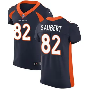 Nike Eric Saubert Men's Elite Denver Broncos Navy Alternate Vapor Untouchable Jersey