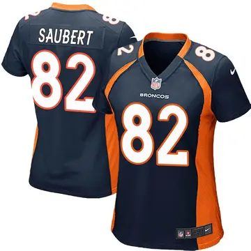 Nike Eric Saubert Women's Game Denver Broncos Navy Blue Alternate Jersey