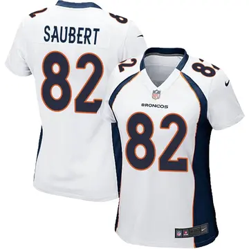 Nike Eric Saubert Women's Game Denver Broncos White Jersey