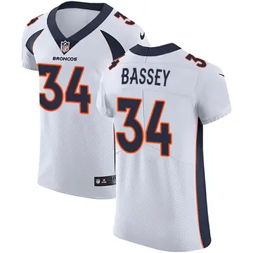 Nike Essang Bassey Men's Elite Denver Broncos White Vapor Untouchable Jersey