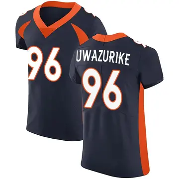 Nike Eyioma Uwazurike Men's Elite Denver Broncos Navy Alternate Vapor Untouchable Jersey