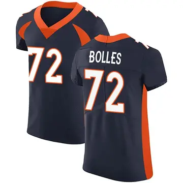Nike Garett Bolles Men's Elite Denver Broncos Navy Alternate Vapor Untouchable Jersey