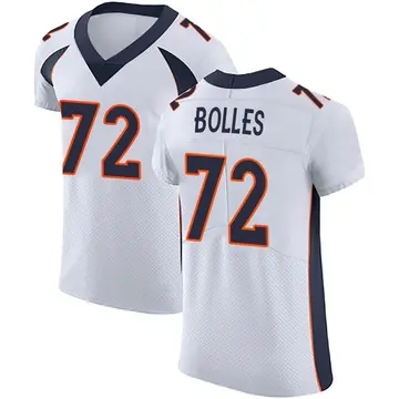 Nike Garett Bolles Men's Elite Denver Broncos White Vapor Untouchable Jersey