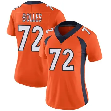Nike Garett Bolles Women's Limited Denver Broncos Orange Team Color Vapor Untouchable Jersey