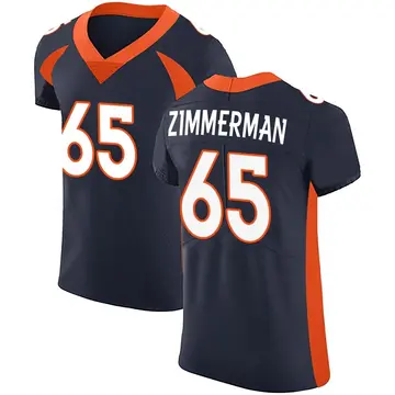 Nike Gary Zimmerman Men's Elite Denver Broncos Navy Alternate Vapor Untouchable Jersey