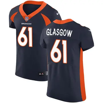 Nike Graham Glasgow Men's Elite Denver Broncos Navy Alternate Vapor Untouchable Jersey