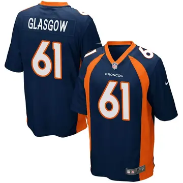 Nike Graham Glasgow Men's Game Denver Broncos Navy Blue Alternate Jersey