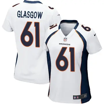 Nike Graham Glasgow Women's Game Denver Broncos White Jersey