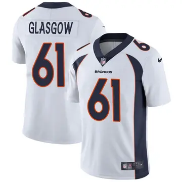 Nike Graham Glasgow Youth Limited Denver Broncos White Vapor Untouchable Jersey