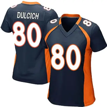 Nike Greg Dulcich Women's Game Denver Broncos Navy Blue Alternate Jersey