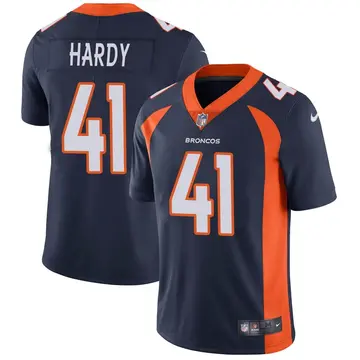 Nike JaQuan Hardy Youth Limited Denver Broncos Navy Vapor Untouchable Jersey