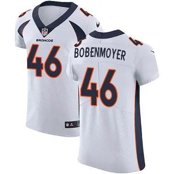 Nike Jacob Bobenmoyer Men's Elite Denver Broncos White Vapor Untouchable Jersey