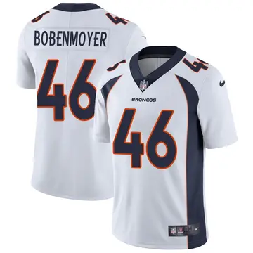 Nike Jacob Bobenmoyer Men's Limited Denver Broncos White Vapor Untouchable Jersey