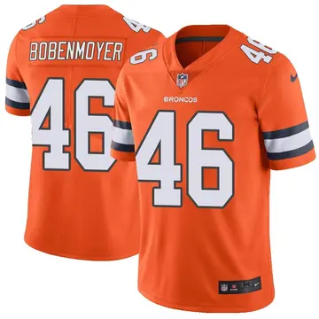 Nike Jacob Bobenmoyer Youth Limited Denver Broncos Orange Color Rush Vapor Untouchable Jersey
