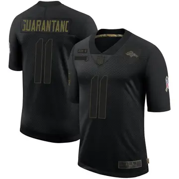 Nike Jarrett Guarantano Men's Limited Denver Broncos Black 2020 Salute To Service Jersey