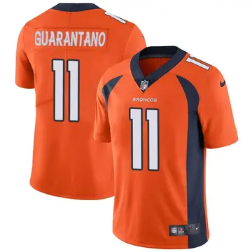 Nike Jarrett Guarantano Men's Limited Denver Broncos Orange Team Color Vapor Untouchable Jersey