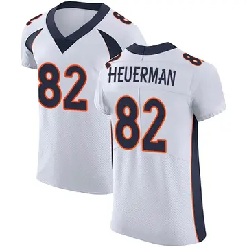 Nike Jeff Heuerman Men's Elite Denver Broncos White Vapor Untouchable Jersey