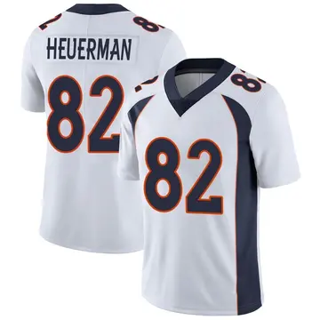 Nike Jeff Heuerman Men's Limited Denver Broncos White Vapor Untouchable Jersey