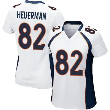 Nike Jeff Heuerman Women's Game Denver Broncos White Jersey