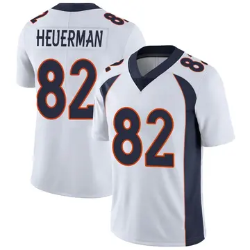 Nike Jeff Heuerman Youth Limited Denver Broncos White Vapor Untouchable Jersey
