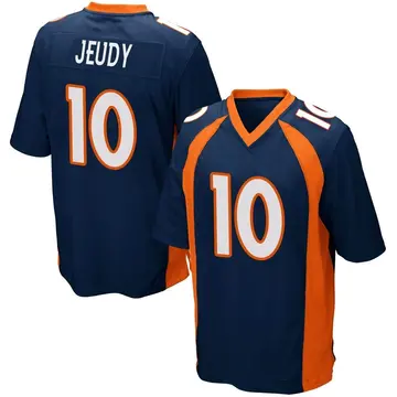 Nike Jerry Jeudy Youth Game Denver Broncos Navy Blue Alternate Jersey