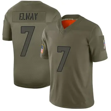 Nike John Elway Youth Limited Denver Broncos Camo 2019 Salute to Service Jersey