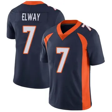 Nike John Elway Youth Limited Denver Broncos Navy Vapor Untouchable Jersey